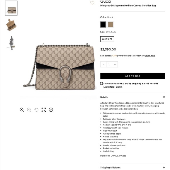 Gucci handbag - Picture 7 of 7